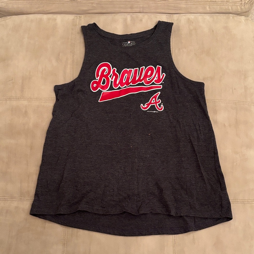 Genuine Merchandise Gray Braves Tank Top
